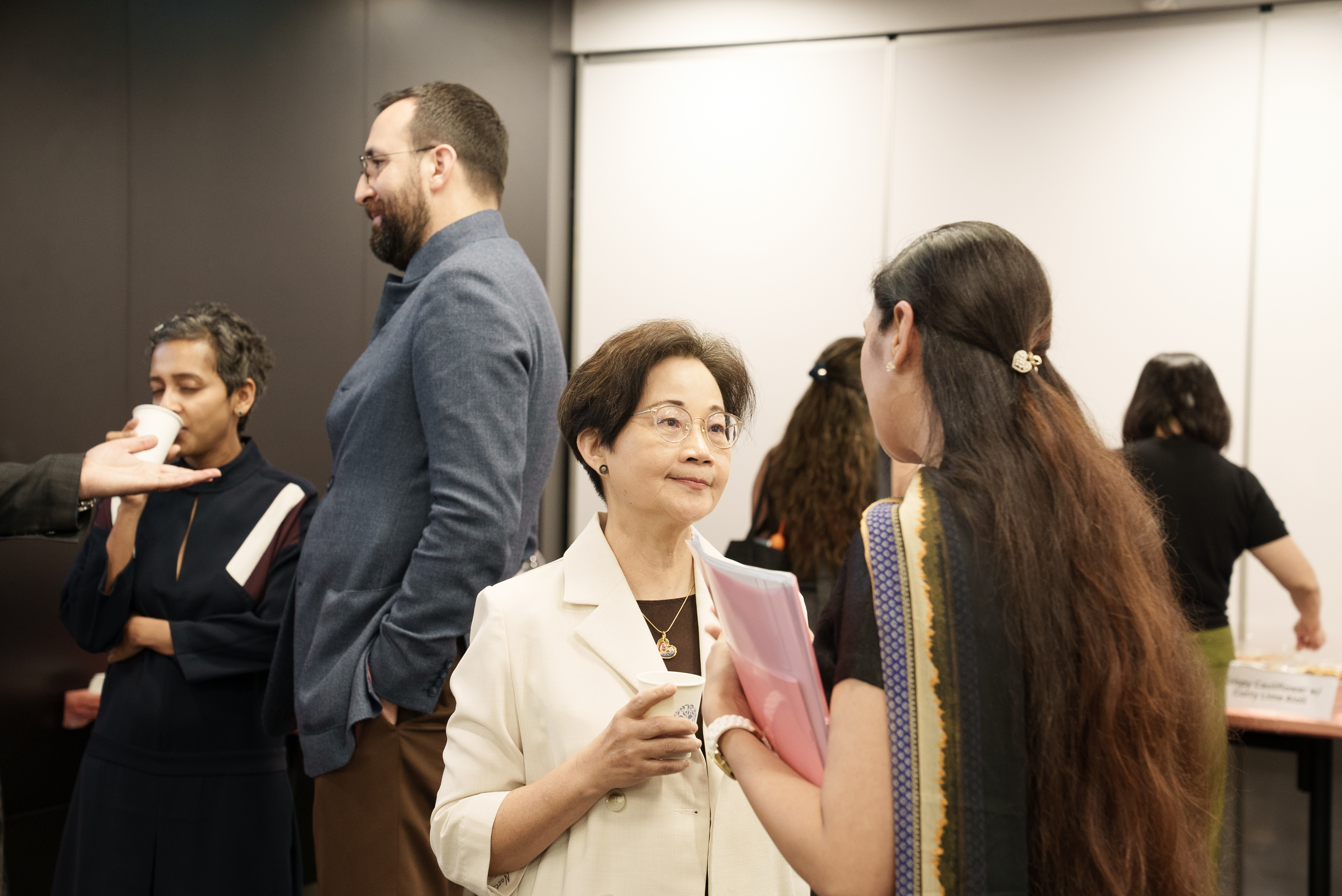 Book launch moment