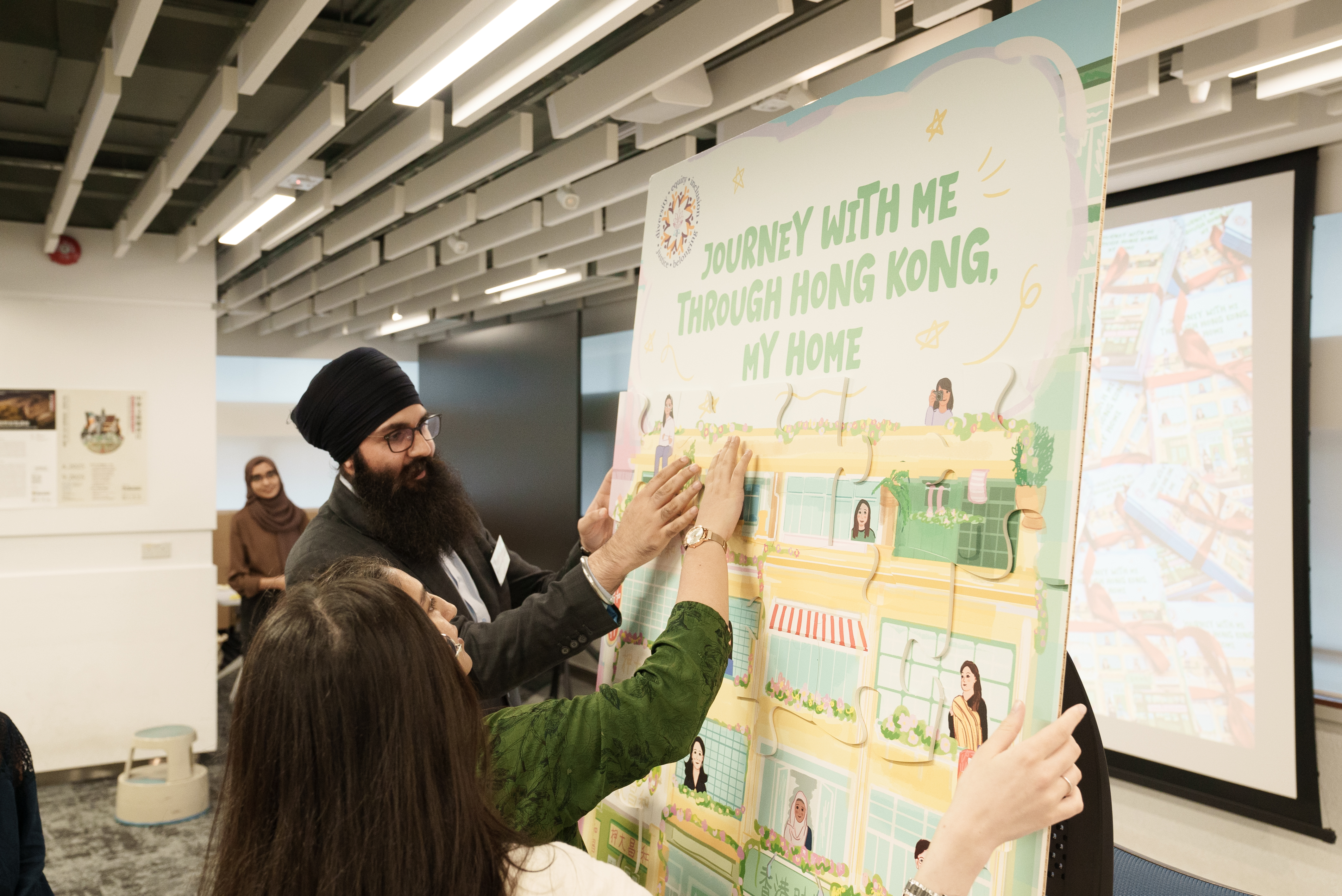 Book launch moment