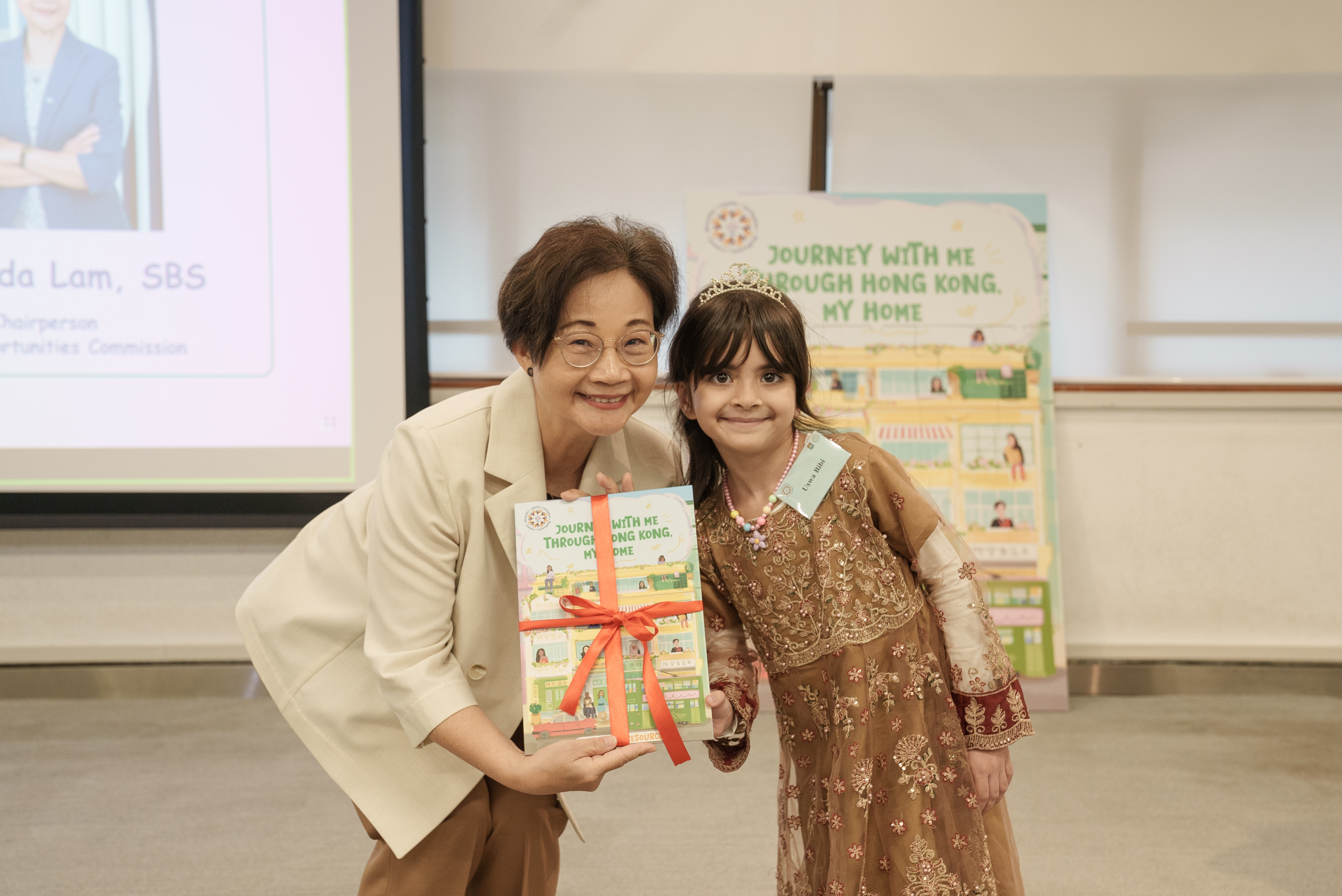 Book launch moment