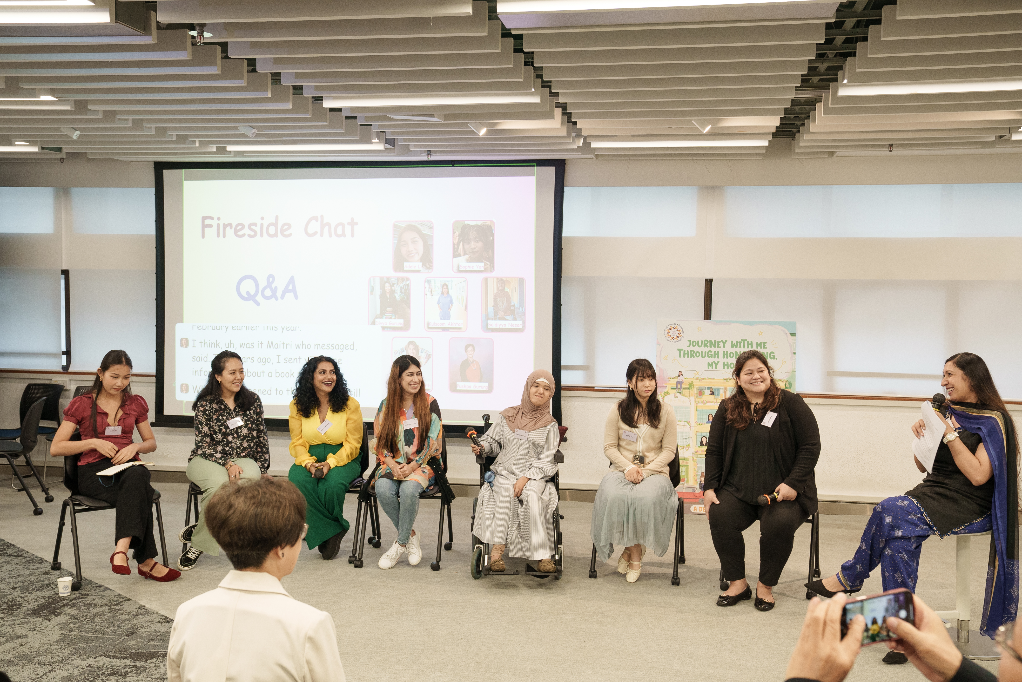 Book launch moment