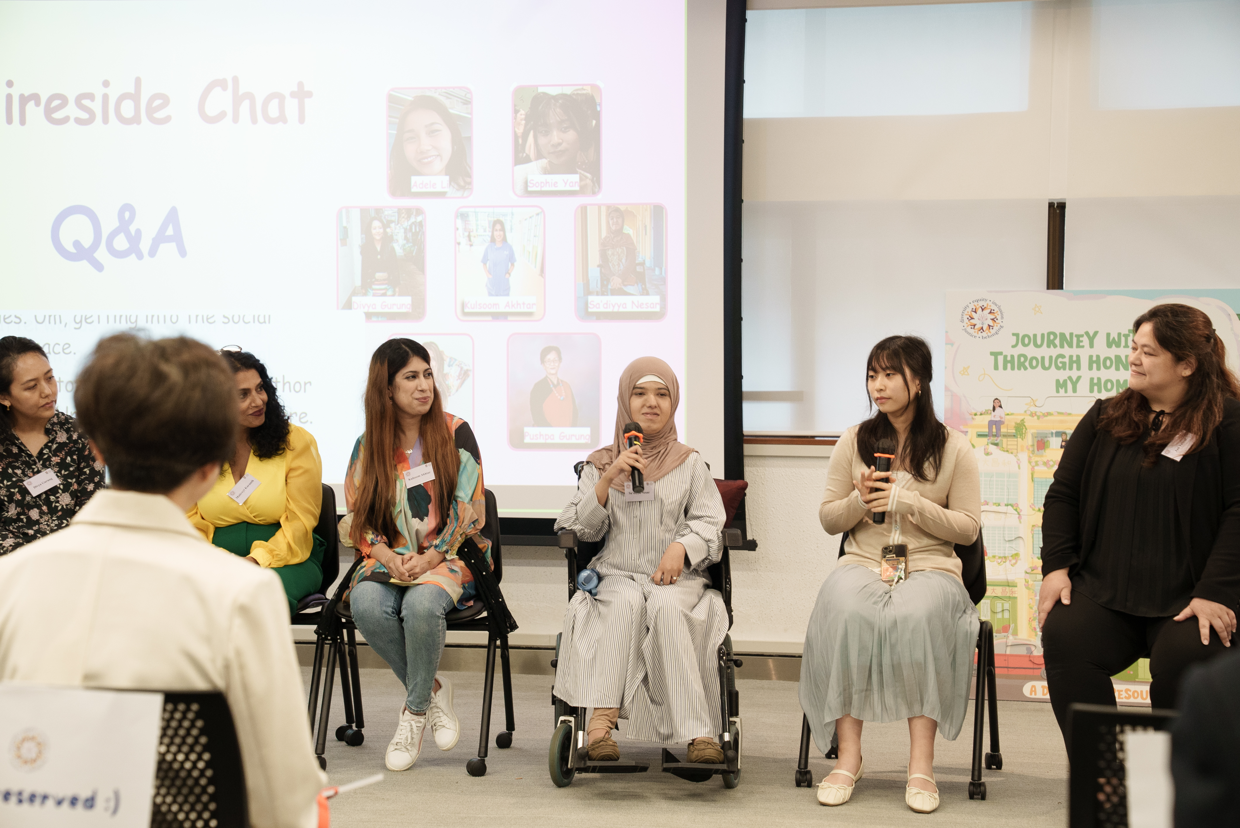 Book launch moment